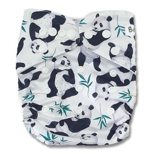 B280 White Black Pandas Pocket