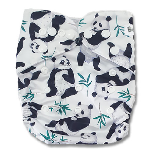 B280 White Black Pandas Pocket