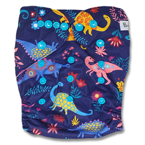 B246 Purple Neon Dinos Pocket
