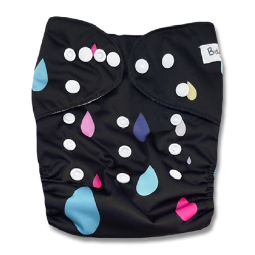 C0063 Black Bunny Balloons Pocket