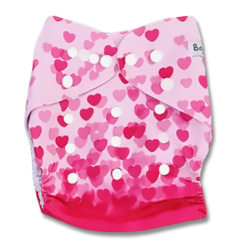 B346 Pink Hearts Pocket