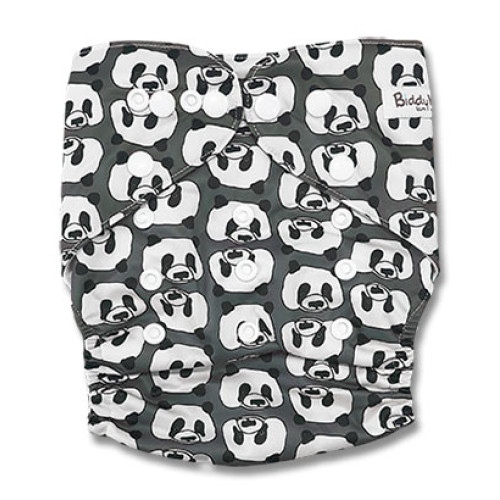 B310 Grey with Pandas Pocket