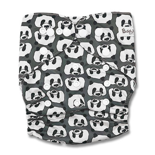 B310 Grey with Pandas Pocket