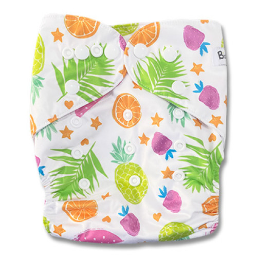 B306 White Bright Fruit Pocket