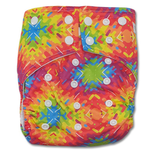 G039 Geometric Tie-dye Sleeve