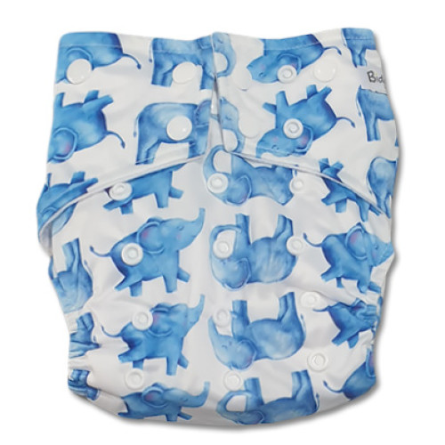 G041 White Blue Ellies Sleeve