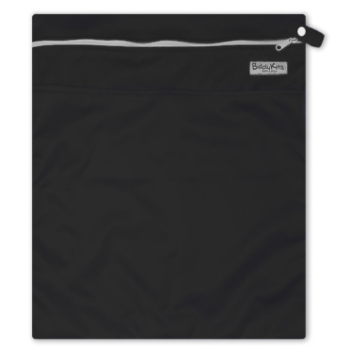 W001 Black Smooth Wet Bag