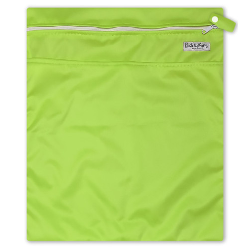 W002 Lime Green Smooth Wet Bag