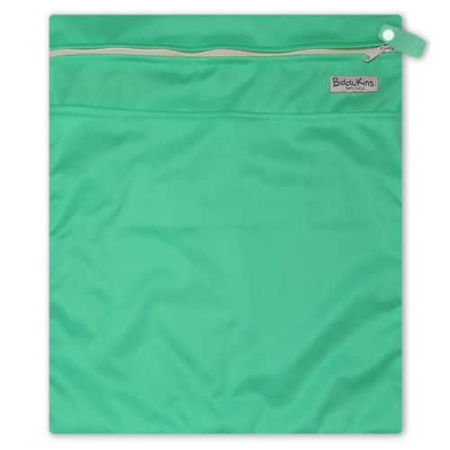 W002 Medium Green Smooth Wet Bag