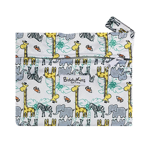 WS028 Zebras Ellies Giraffe Small Wet Bag
