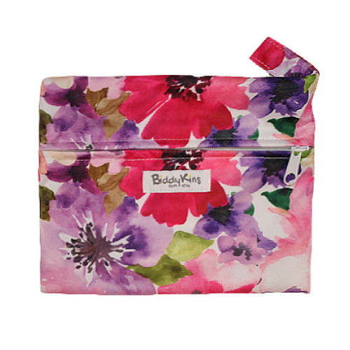WS010 Floral Watercolour Small Wet Bag