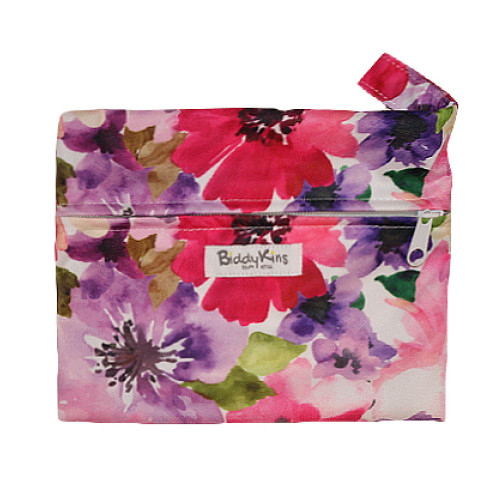 WS010 Floral Watercolour Small Wet Bag