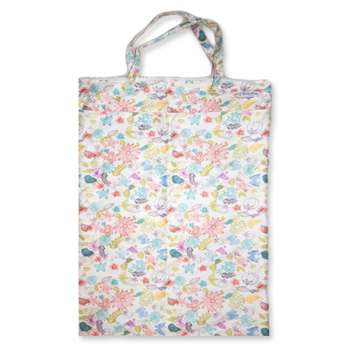XLW001 - XL Wet Bag - Cream Floral
