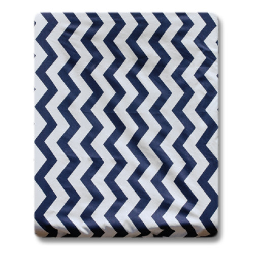 CMC003 Navy Chevron Changing Mat Cover