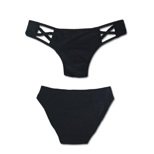Period Panty -Black Hipcross