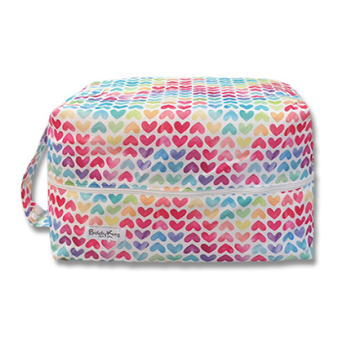 PB062 Multicolor Hearts Pod Bag
