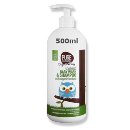 Pure Beginnings Baby Wash & Shampoo 500ml