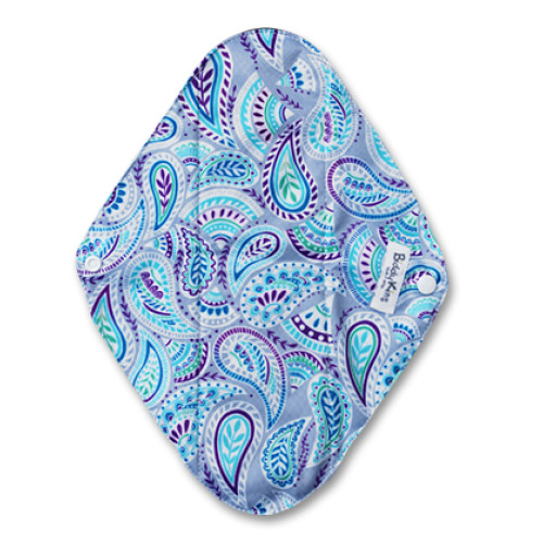 Medium Mama Cloth Blue Paisley