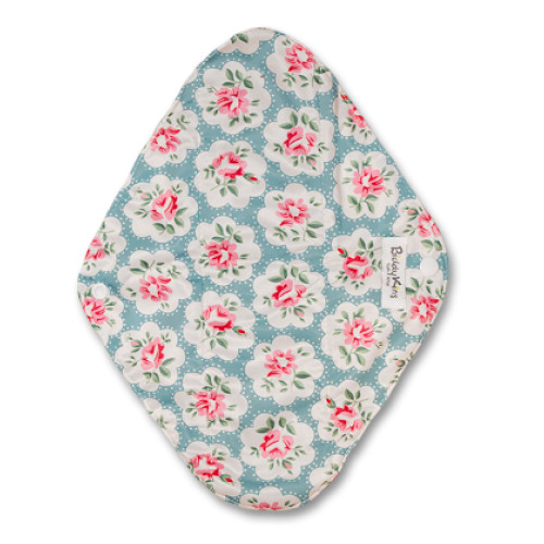 Medium Mama Cloth Vintage Blue Floral