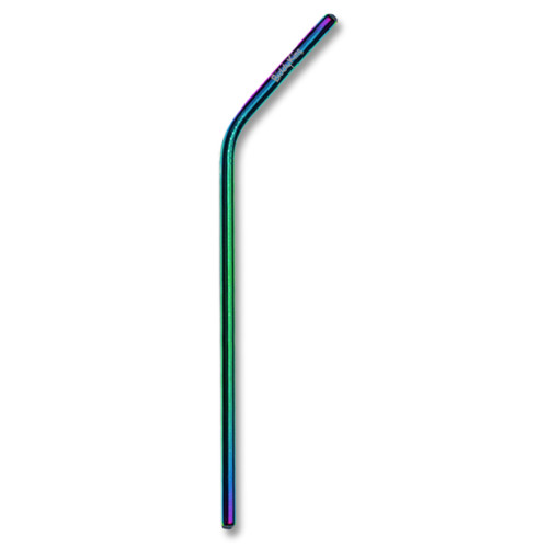 Stainless Steel - Single Straw (Rainbow)