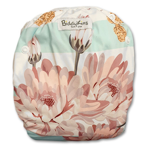 SW062 Aqua Stripe Proteas Swim Nappy