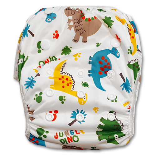 SW067 Jungle Dinos Swim Nappy