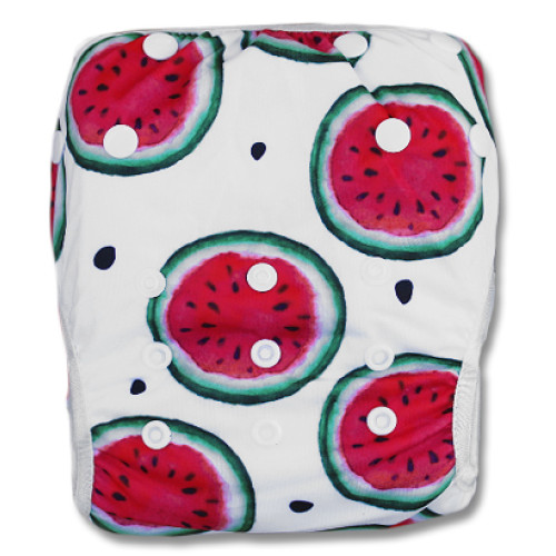 SW039 White Watermelon Swim Nappy