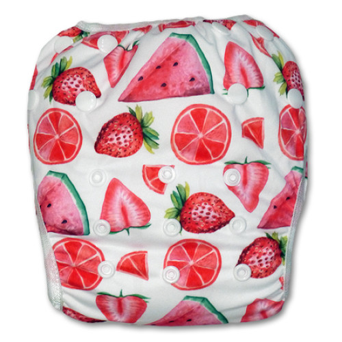 SW049 Strawberries & Watermelons Swim Nappy