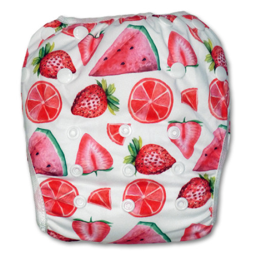 SW049 Strawberries & Watermelons Swim Nappy