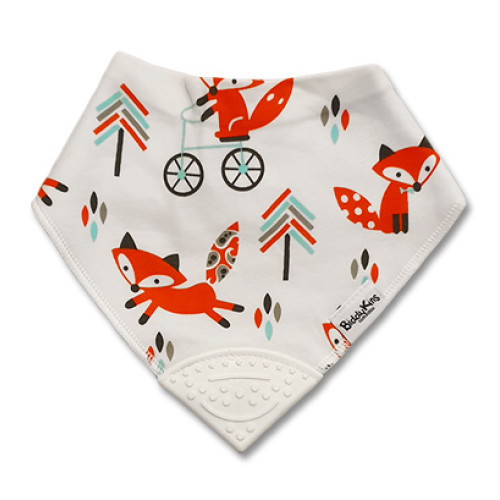 Fox Trees Bicycle Teether Bib