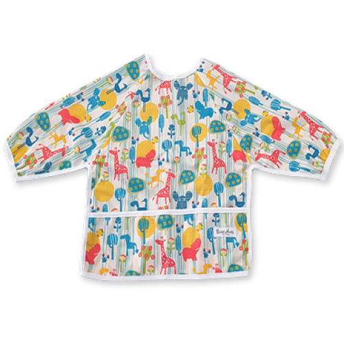 LSB Animal Stripes Long Sleeve Bib