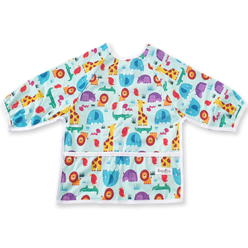 LSB Blue Safari Long Sleeve Bib