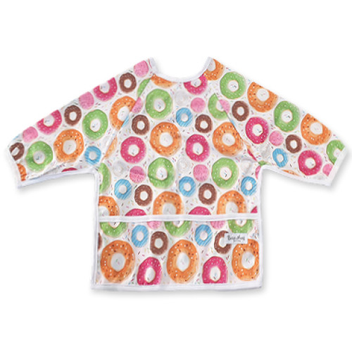 LSB Multicolour Donuts Long Sleeve Bib
