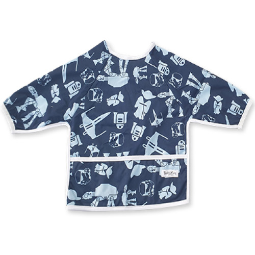 LSB Navy Star Wars Long Sleeve Bib