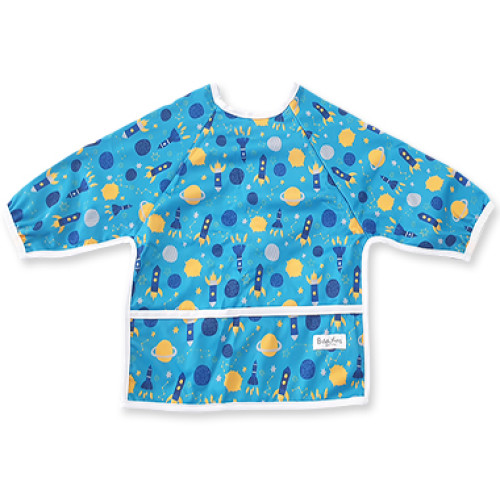 LSB Turquoise Yellow Rockets Sleeve Bib