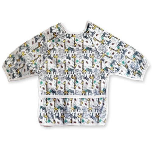 LSB Zebras Ellies Giraffe Long Sleeve Bib