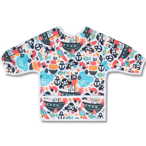 LSB004 Pirates Long Sleeve Bib