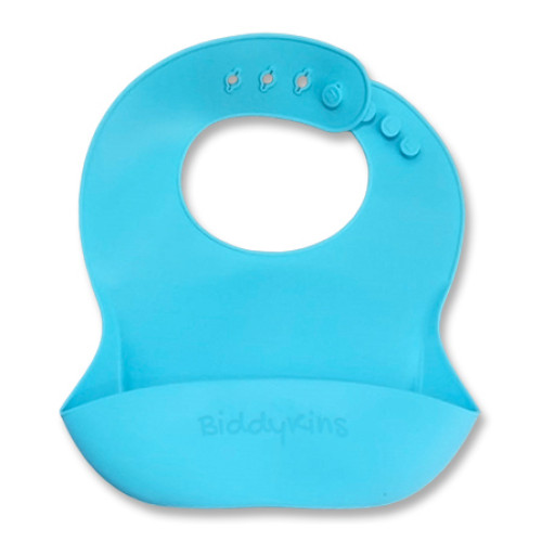 Catch-All Silicone Bib - Light Blue