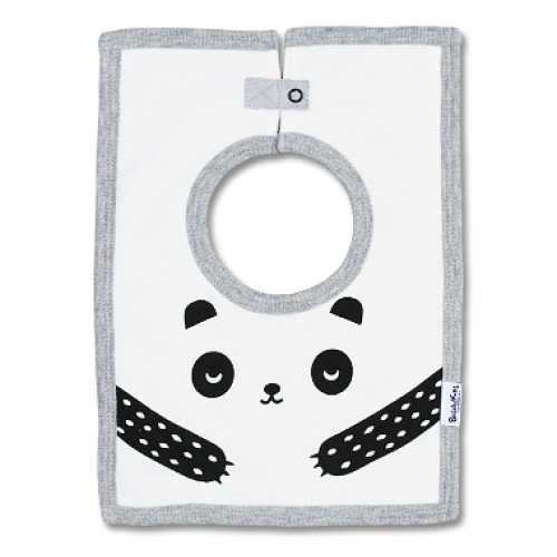 SQB02 Panda Face Square Bib