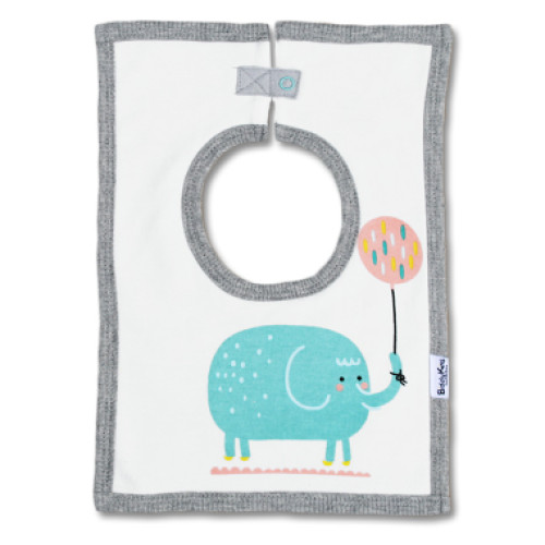 SQB03 Ellie & Balloon Square Bib