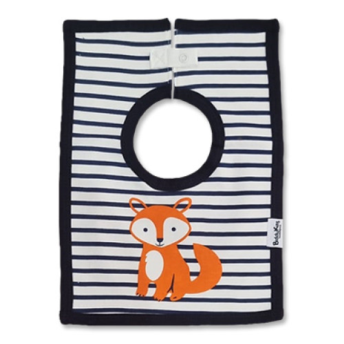 SQB23 Striped Fox Square Bib