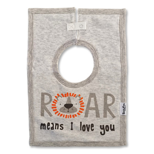 SQB26 Roar Means Love Square Bib