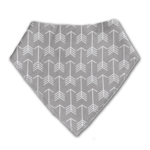 BB008 Grey White Arrow Pattern Bandana