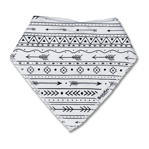BB013 White Black Arrows Bandana