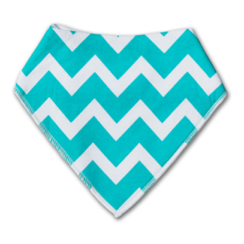 BB019 Turquoise Chevron Bandana