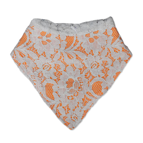 BB451 Orange Lace Bandana