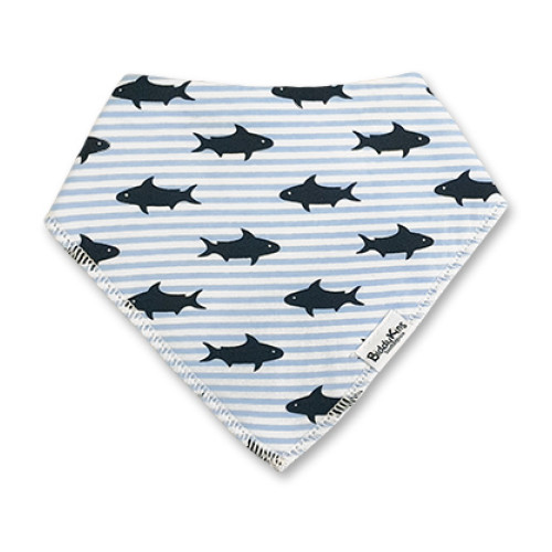 BB051 Blue Stripe Navy Sharks Bandana