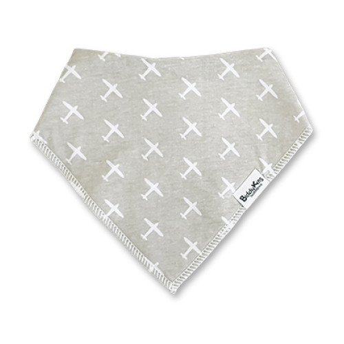 BB053 Grey White Planes Bandana